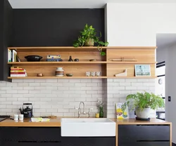 Photo of kitchen design from above