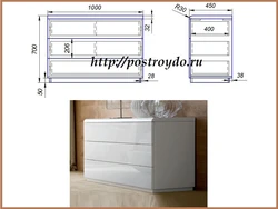 Bedroom chest size photo
