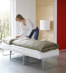 Transformable sleeping place photo