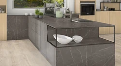 Kitchen concrete chicago photo