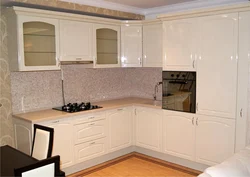 White kitchen film photo