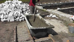 Cement bath photo