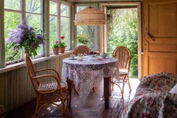 Kitchen in the estate photo