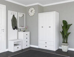 White modular hallway photo