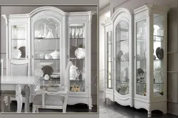 Ақ қонақ бөлмесінің фото витринасы
