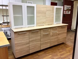 Photo of kitchen chipboard oak