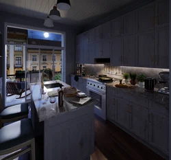 Kitchen with photo club