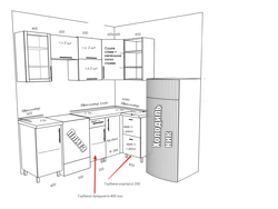 Drawings of small kitchens photos