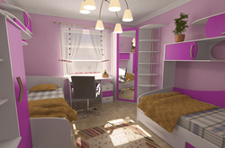 3d детской спальни фото