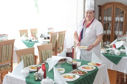 Photo of the kitchen in the sanatorium