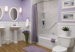 Lavanda ilə hamam fotoşəkili