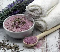 Lavanda ilə hamam fotoşəkili