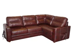 Leather sofas kitchen photo