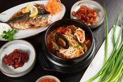 Кафе корейской кухни фото