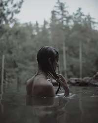 Meşədə hamam foto