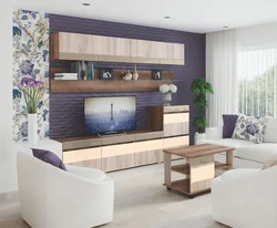 Living room wall Provence photo