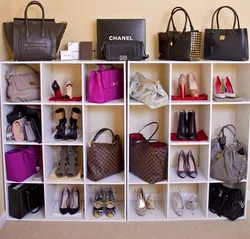 Wardrobe for bags photo