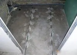 Стяжка в ванной фото