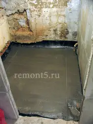 Screed дар сурати ҳаммом