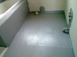 Стяжка В Ванной Фото