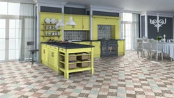 Linoleum mətbəx foto divar kağızı