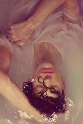 Photo In The Bath Portrait