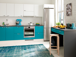 Kitchen white wave photo