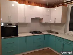 Kitchen white wave photo