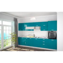 Kitchen white wave photo