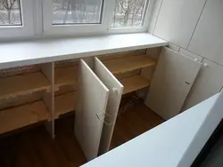 Ниша на лоджии фото