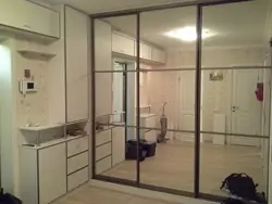 Photo of a hallway with bronze