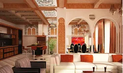 Turkish living room interiors photo