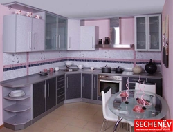 Серая роза кухня фото