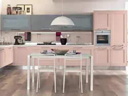 Gray rose kitchen photo
