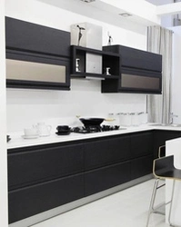 Kitchen black graphite photo