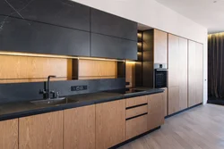 Kitchen black graphite photo