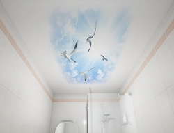 Clouds in the bathroom photo