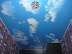Clouds in the bathroom photo
