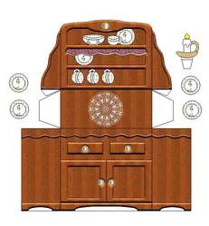 Фото бумажной кухни