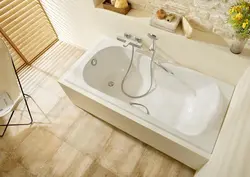 Cast iron bathtub photo