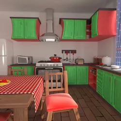 Cartoon Kitchen Photo