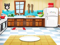 Cartoon kitchen photo