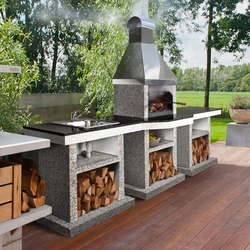 Outdoor kitchen photo