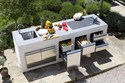 Outdoor kitchen photo