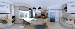 Mətbəx panoraması foto