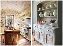Decoupage kitchen photo