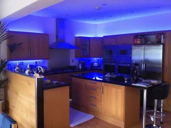 Photo of neon kitchen