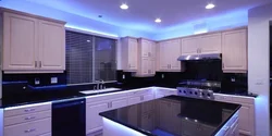 Фото Неоновой Кухни