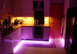Neon mətbəxin fotoşəkili