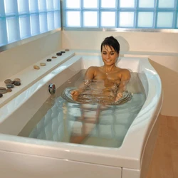 Photo of the completed bath